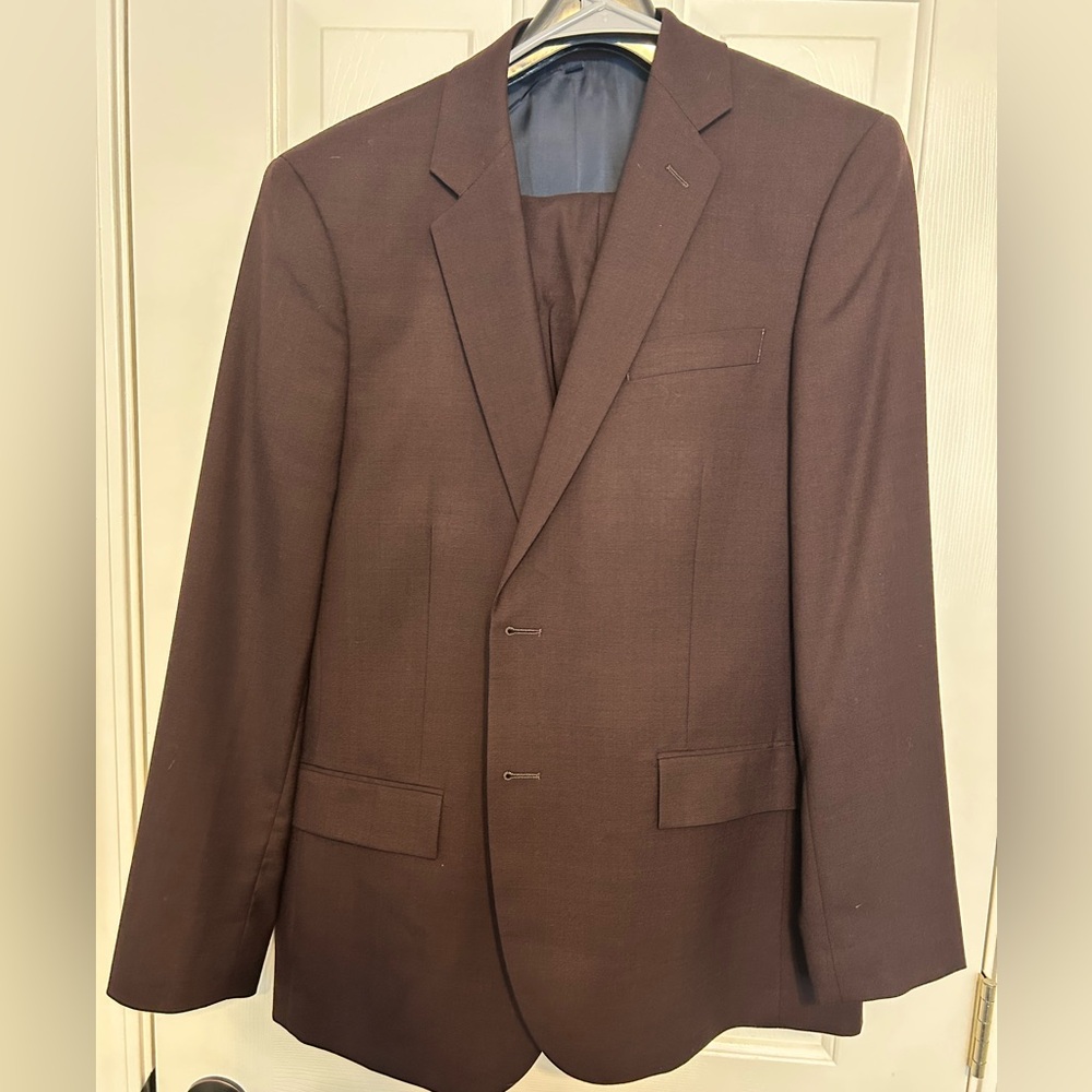 J. CREW SUIT Maroon